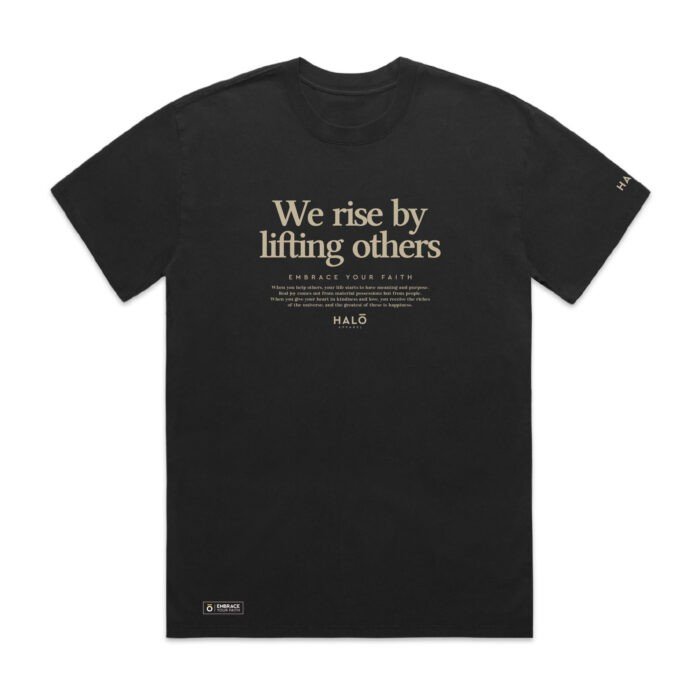 WE RISE BY LIFTING OTHERS (FADED) TEE - Image 1