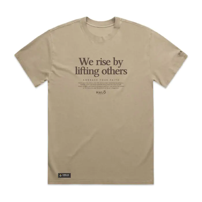 WE RISE BY LIFTING OTHERS (FADED) TEE - Image 3