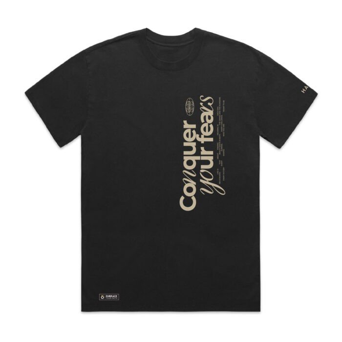 CONQUER YOUR FEARS (FADED) TEE - Image 1