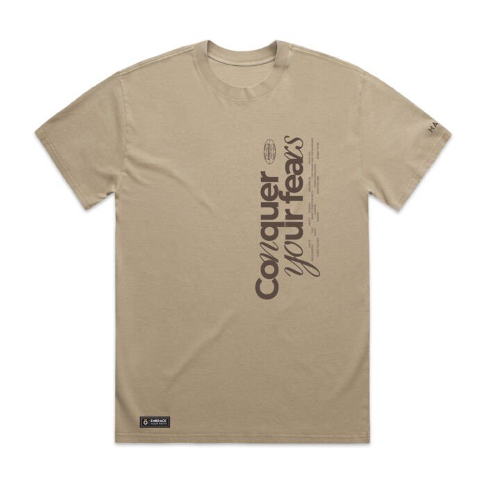 CONQUER YOUR FEARS (FADED) TEE - Image 5