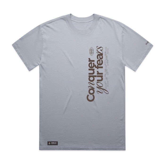 CONQUER YOUR FEARS (FADED) TEE - Image 3