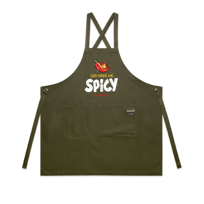 GOD MADE ME SPICY APRON - Image 4