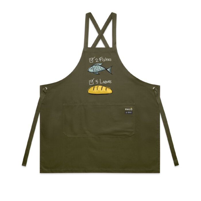 2 FISHES, 5 LOAVES APRON - Image 1