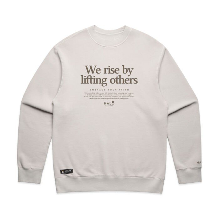 WE RISE BY LIFTING OTHERS (FADED) CREW - Image 3