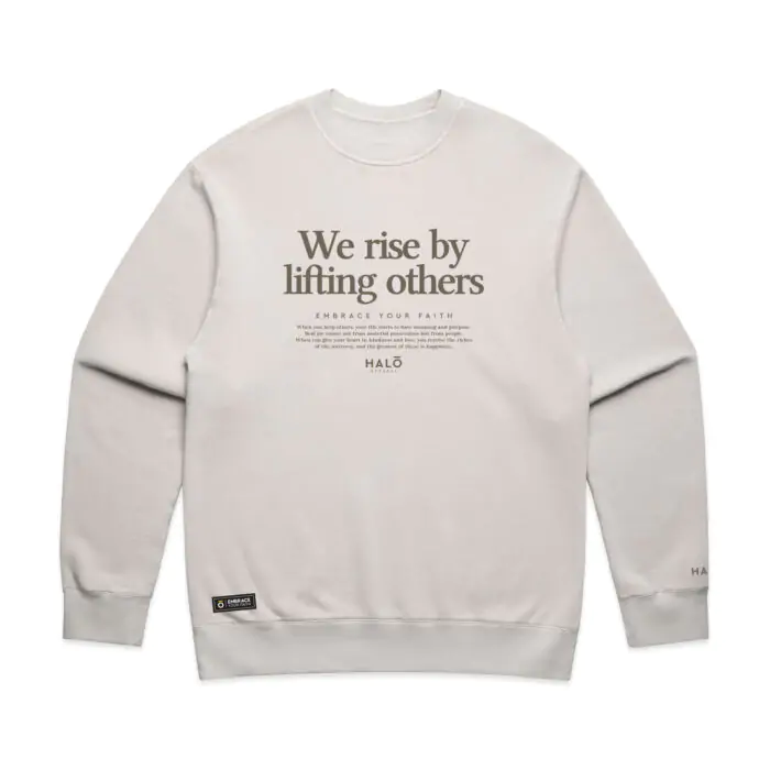 WE RISE BY LIFTING OTHERS (FADED) CREW - Image 3