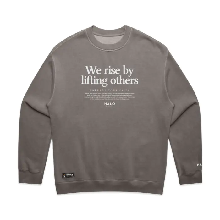 WE RISE BY LIFTING OTHERS (FADED) CREW - Image 5