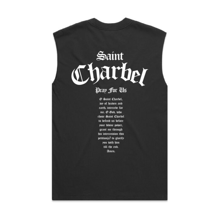 ST CHARBEL PRAY FOR US (FADED) TANK - Image 5