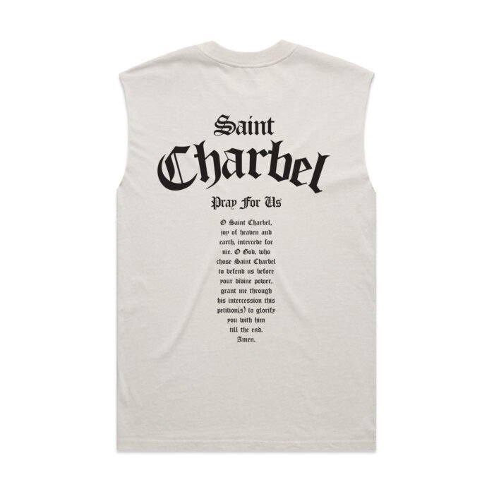 ST CHARBEL PRAY FOR US (FADED) TANK - Image 3
