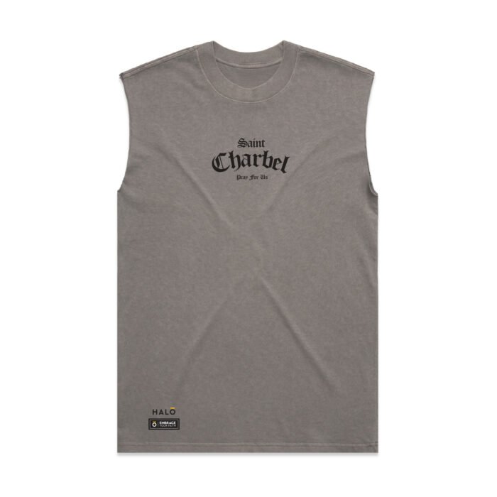 ST CHARBEL PRAY FOR US (FADED) TANK - Image 2