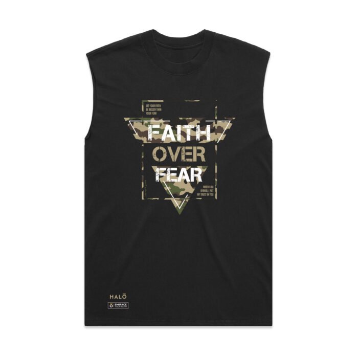 FAITH OVER FEAR (FADED) TANK - Image 3
