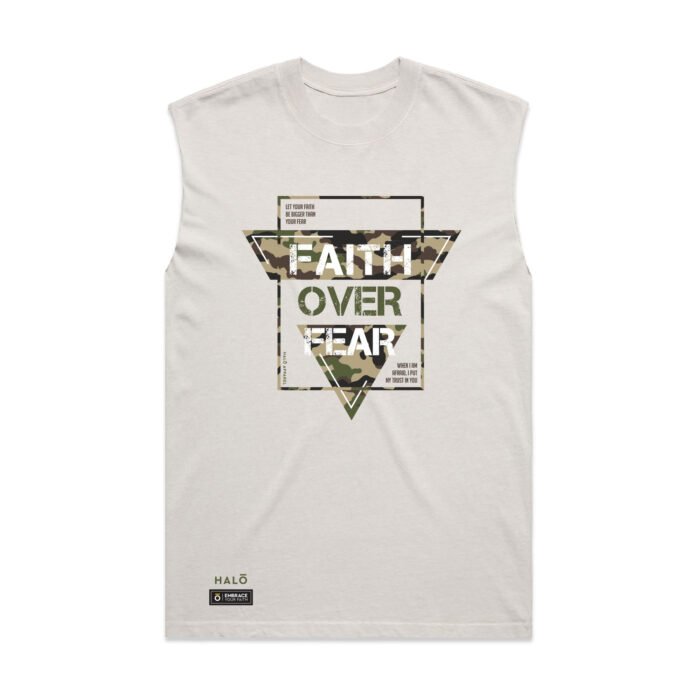FAITH OVER FEAR (FADED) TANK - Image 1