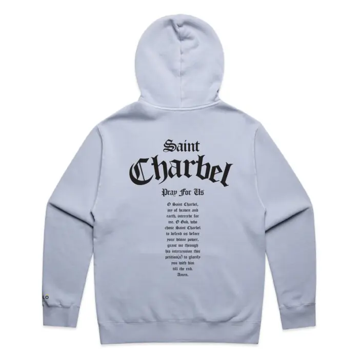 ST CHARBEL PRAY FOR US (FADED) HOOD - Image 4