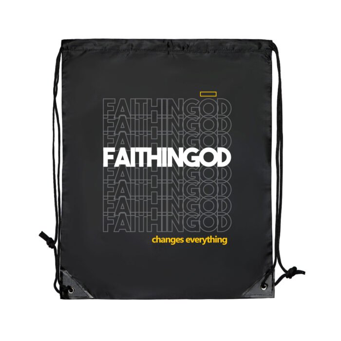FAITH IN GOD BACKSACK - Image 1