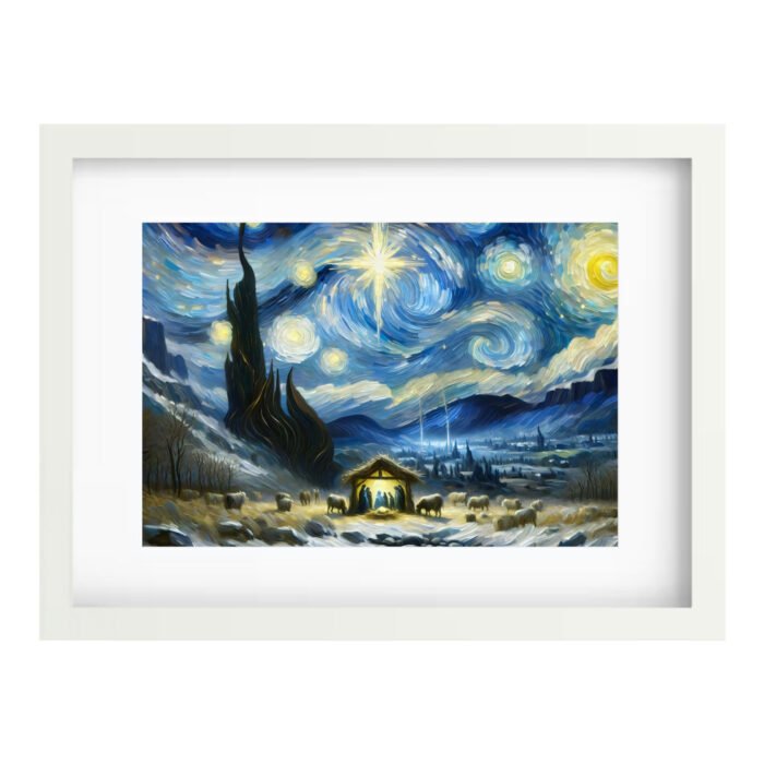 NATIVITY STARRY NIGHT FRAME - Image 2