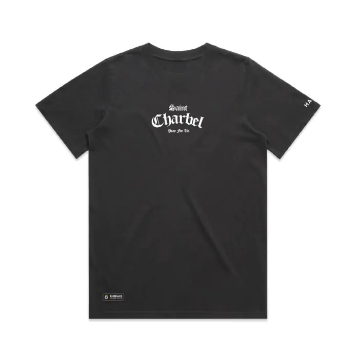 WO's ST CHARBEL PRAY FOR US (FADED) TEE - Image 9