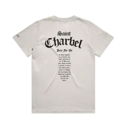WO's ST CHARBEL PRAY FOR US (FADED) TEE - Image 6