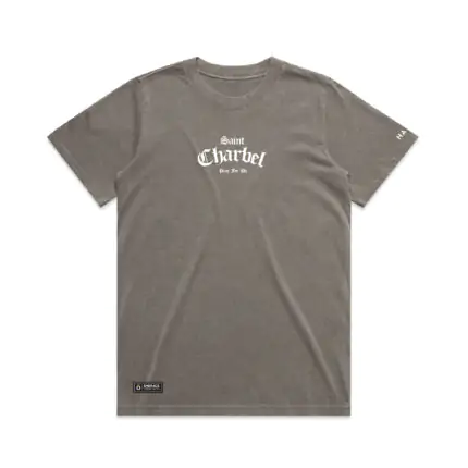 WO's ST CHARBEL PRAY FOR US (FADED) TEE - Image 5