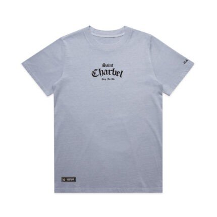 WO's ST CHARBEL PRAY FOR US (FADED) TEE - Image 3