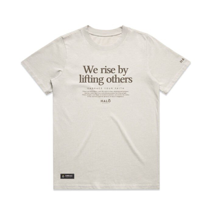 WO's WE RISE BY LIFTING OTHERS (FADED) TEE - Image 7