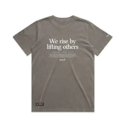 WO's WE RISE BY LIFTING OTHERS (FADED) TEE - Image 5