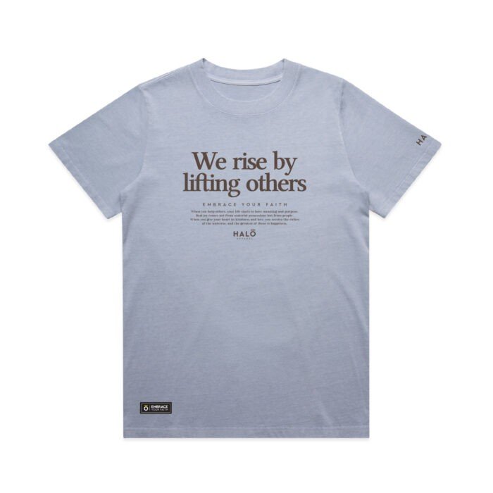 WO's WE RISE BY LIFTING OTHERS (FADED) TEE - Image 3