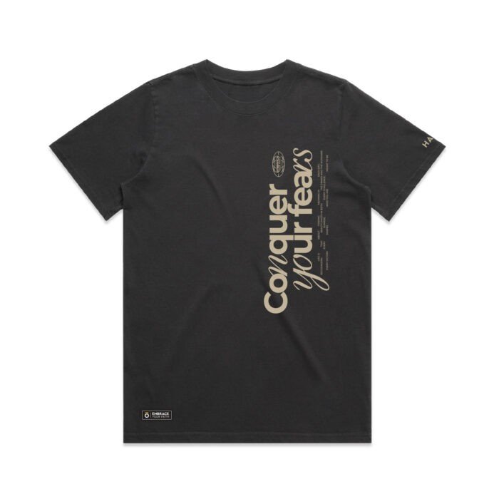 WO's CONQUER YOUR FEARS (FADED) TEE - Image 7