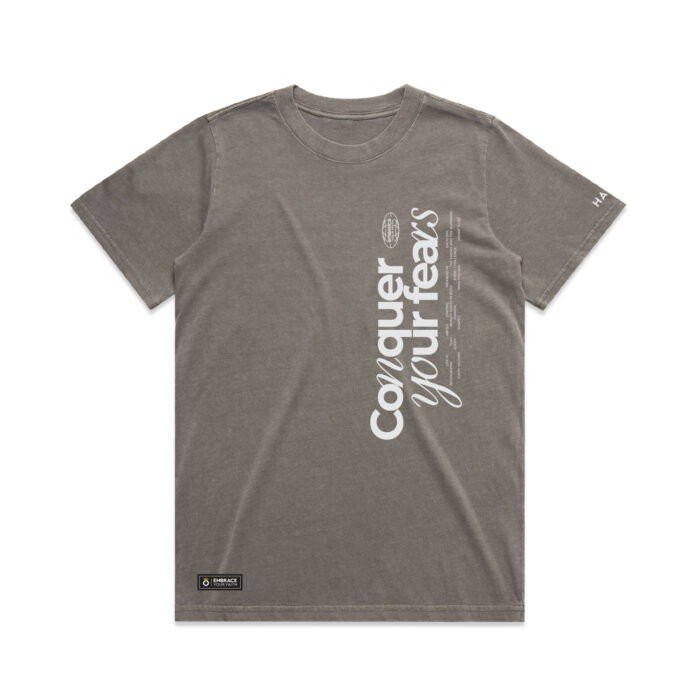 WO's CONQUER YOUR FEARS (FADED) TEE - Image 5