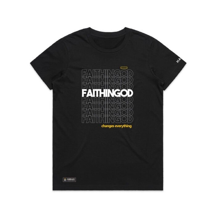 WO's FAITH IN GOD TEE - Image 1