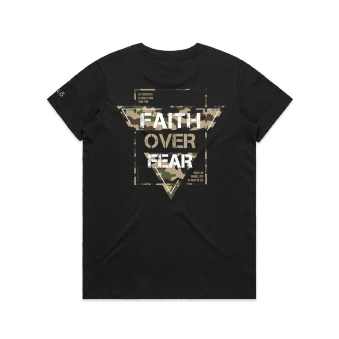 WO's FAITH OVER FEAR TEE - Image 2
