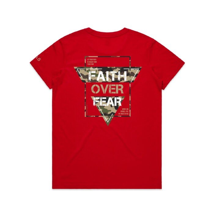 WO's FAITH OVER FEAR TEE - Image 4