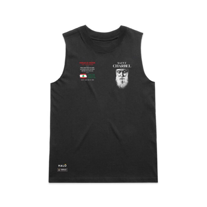 WO's ST CHARBEL MIRACLE MONK OF LEBANON (FADED) TANK - Image 2