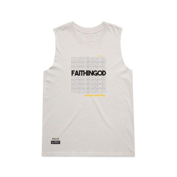 WO's FAITH IN GOD (FADED) TANK - Image 1