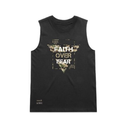 WO's FAITH OVER FEAR (FADED) TANK - Image 3