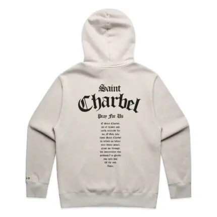 WO's ST CHARBEL PRAY FOR US (FADED) HOOD - Image 4