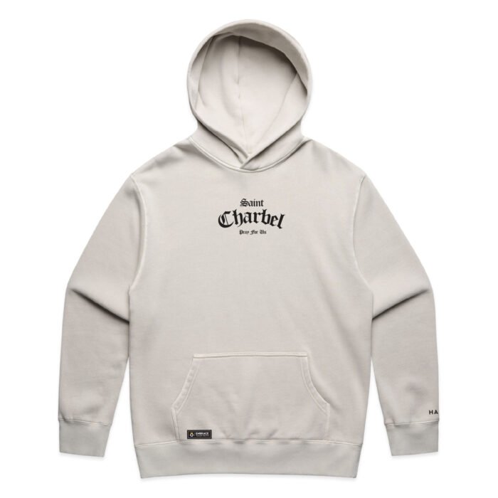 WO's ST CHARBEL PRAY FOR US (FADED) HOOD - Image 5