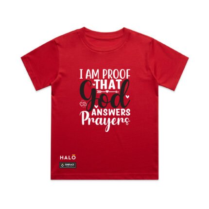 KID's GOD ANSWERS PRAYERS TEE - Image 7