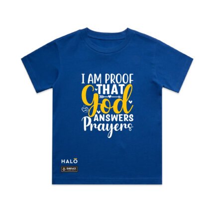 KID's GOD ANSWERS PRAYERS TEE - Image 5