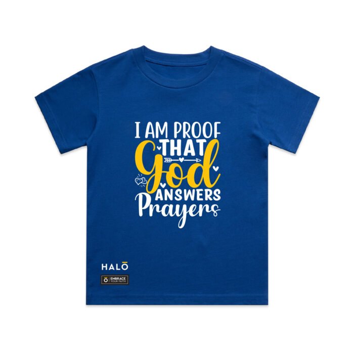 KID's GOD ANSWERS PRAYERS TEE - Image 5