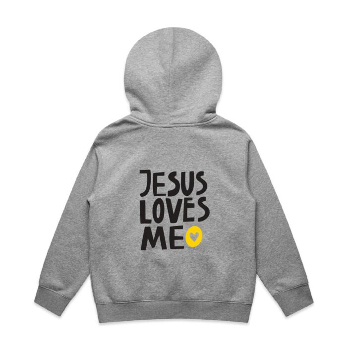 KID's JESUS LOVES ME HOOD - Image 1