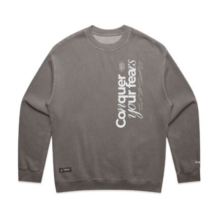 WO's CONQUER YOUR FEARS TEE (FADED) CREW - Image 3