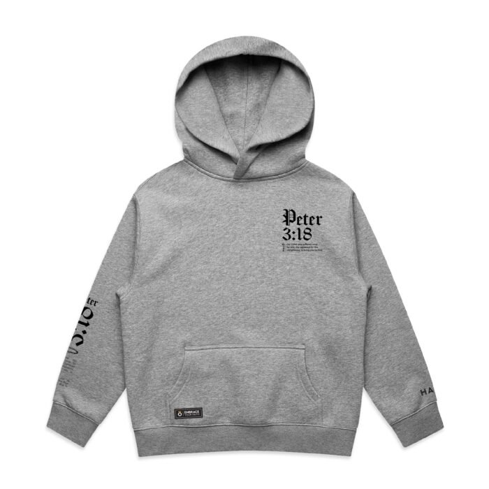 YOUTH PETER 3:18 HOOD - Image 2