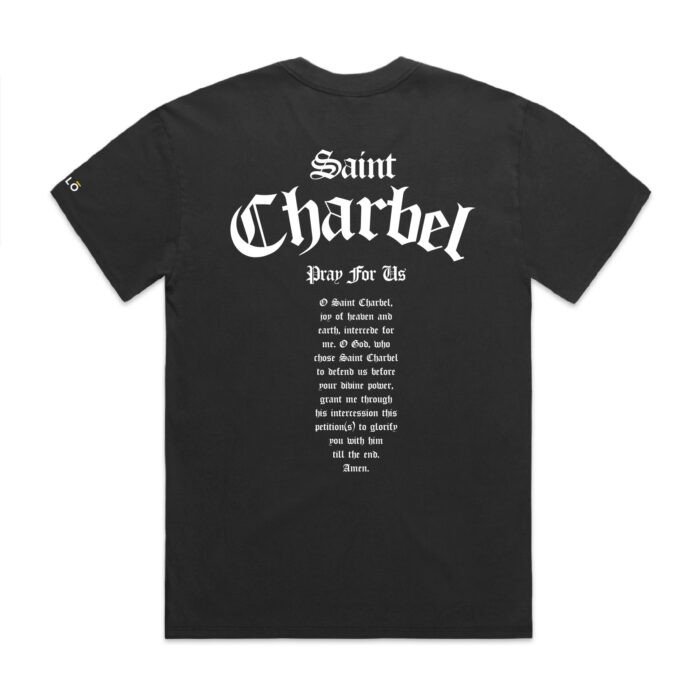 ST CHARBEL PRAY FOR US HEAVY (FADED) TEE - Image 8