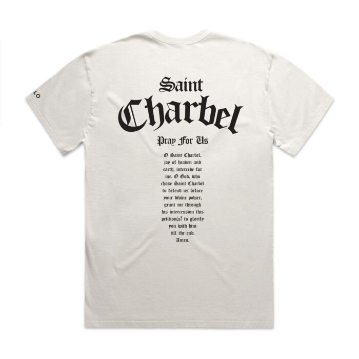 ST CHARBEL PRAY FOR US HEAVY (FADED) TEE - Image 10