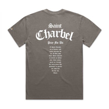 ST CHARBEL PRAY FOR US HEAVY (FADED) TEE - Image 12