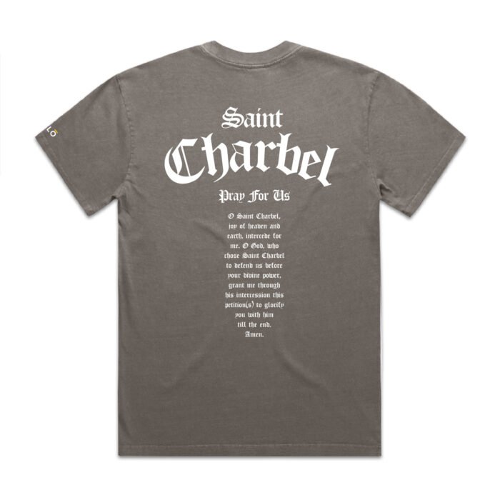 ST CHARBEL PRAY FOR US HEAVY (FADED) TEE - Image 12