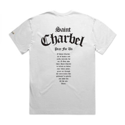 ST CHARBEL PRAY FOR US HEAVY (FADED) TEE - Image 4