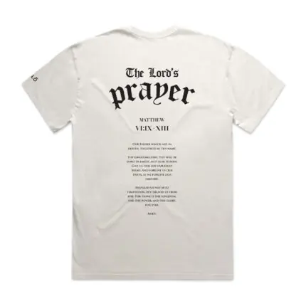 THE LORD's PRAYER HEAVY (FADED) TEE - Image 6