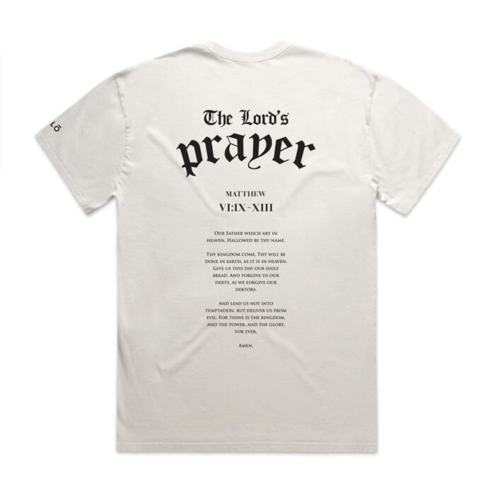 THE LORD's PRAYER HEAVY (FADED) TEE - Image 6