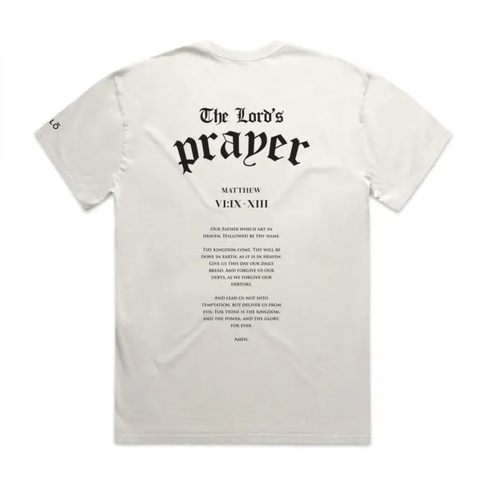 THE LORD's PRAYER HEAVY (FADED) TEE - Image 6