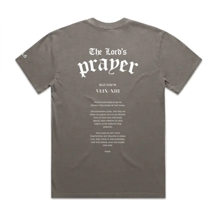 THE LORD's PRAYER HEAVY (FADED) TEE - Image 2